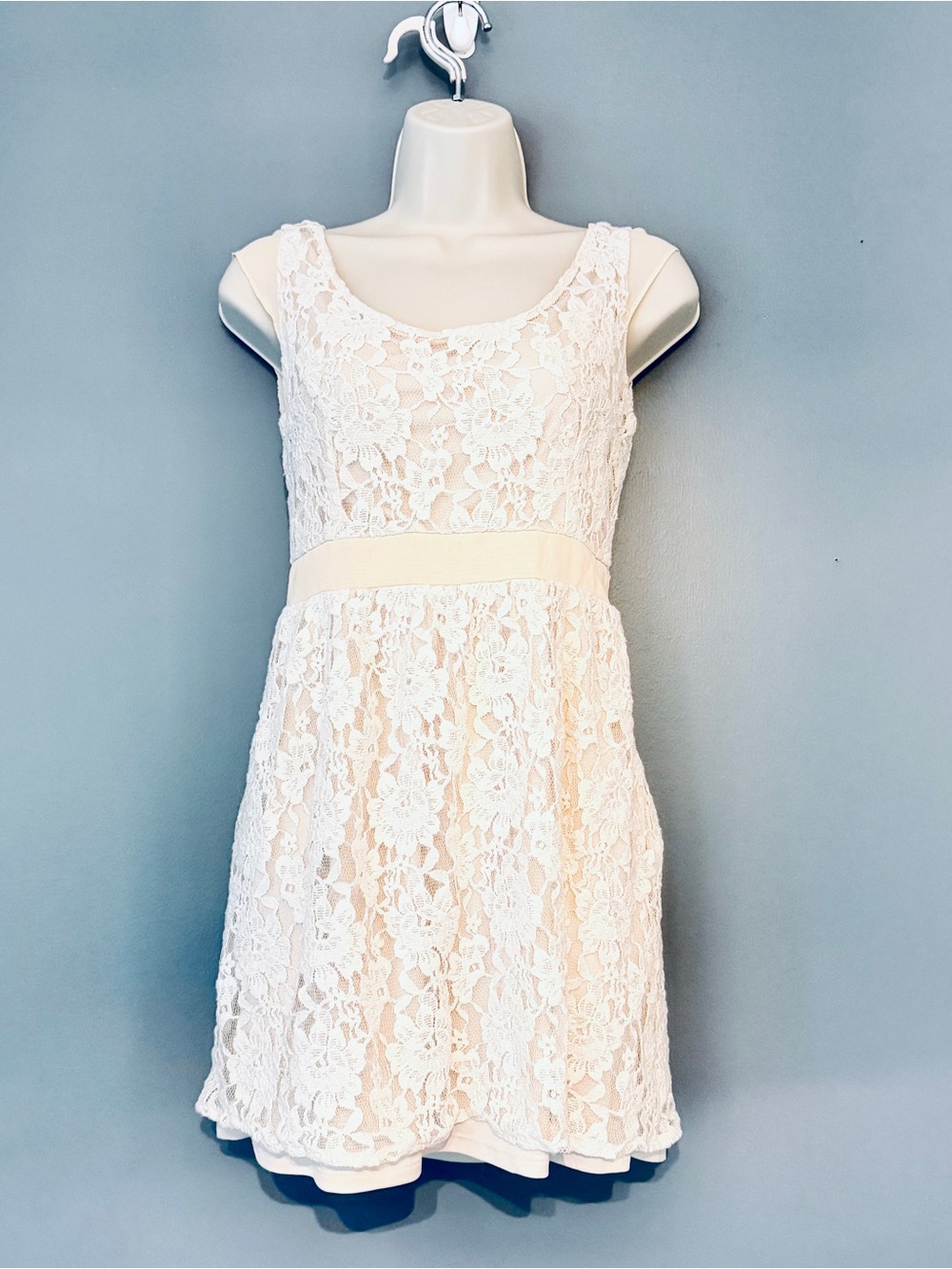 American Eagle Outfitters Cream Dress